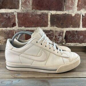 NIKE Sweet Classic Women's White Leather Sneaker Sz 7.5 (354496-110)
